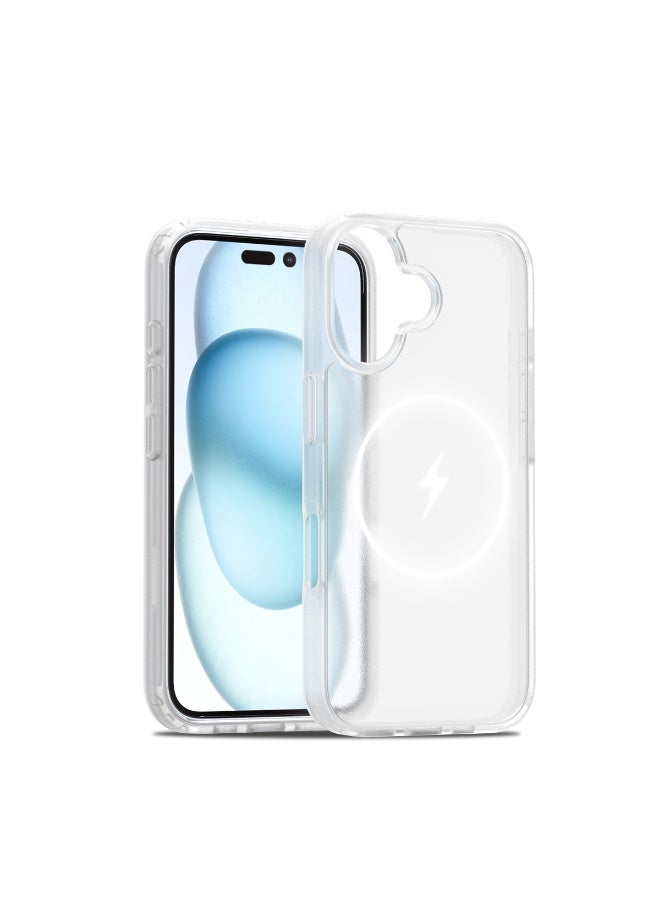 NIBEMINENT TPU Skin Feel Protection Case With Magsafe For iPhone 15, Transparent