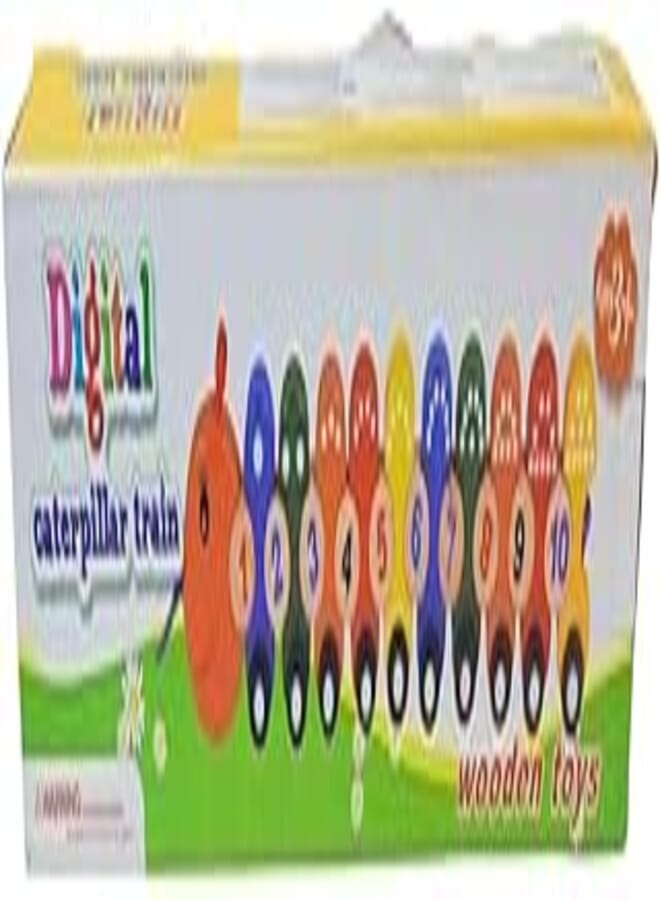 Al Safwa AlSafwa Wooden Number Train Toy, Multicolor, W15-10 