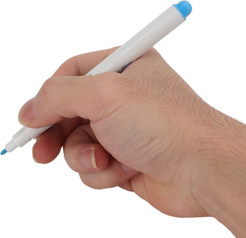 klarako Water Soluble Pen, Washable Embroidery Marker Environmentally Friendly Water Based Ink for Sewing blue water soluble pen - Image 4