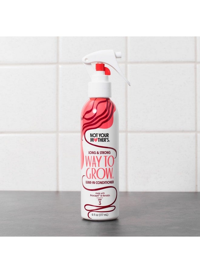 نت يور ماذرز طريقة لنمو الشعر الطويل والقوي - بلسم بدون شطف - لفك تشابك الشعر للحصول على شعر أقوى وأقل تكسرًا - 6 أونصة سائلة (عبوة من قطعتين) - Image 5