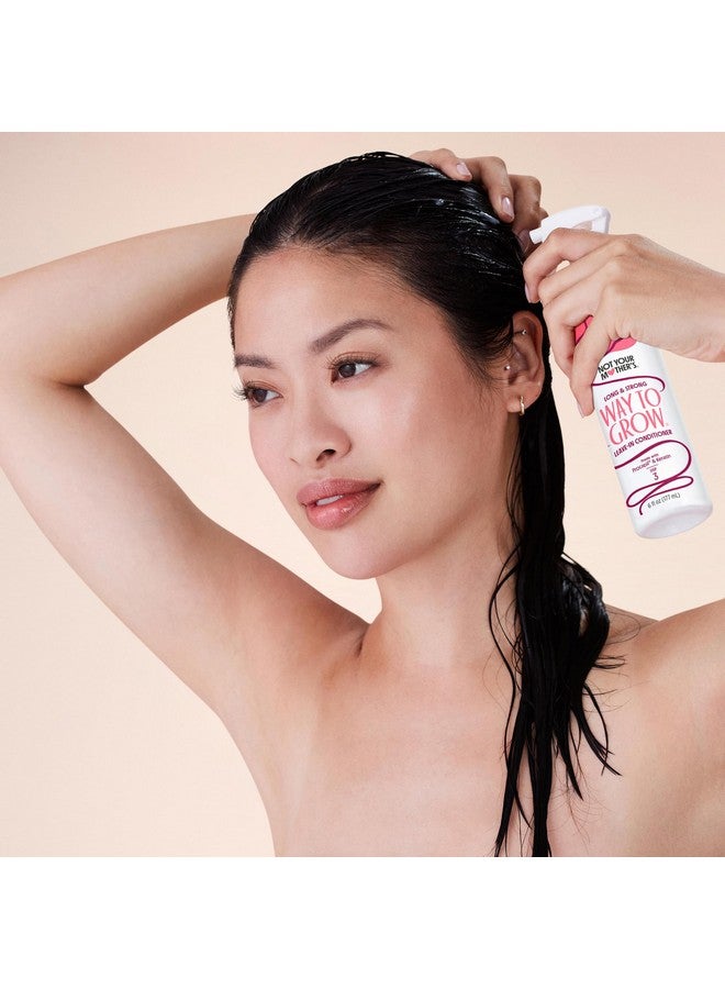 نت يور ماذرز طريقة لنمو الشعر الطويل والقوي - بلسم بدون شطف - لفك تشابك الشعر للحصول على شعر أقوى وأقل تكسرًا - 6 أونصة سائلة (عبوة من قطعتين) - Image 3