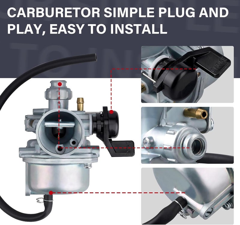 Onsnail CRF70 XR70 Carburetor for Honda CRF70F and XR70 Models - Image 5