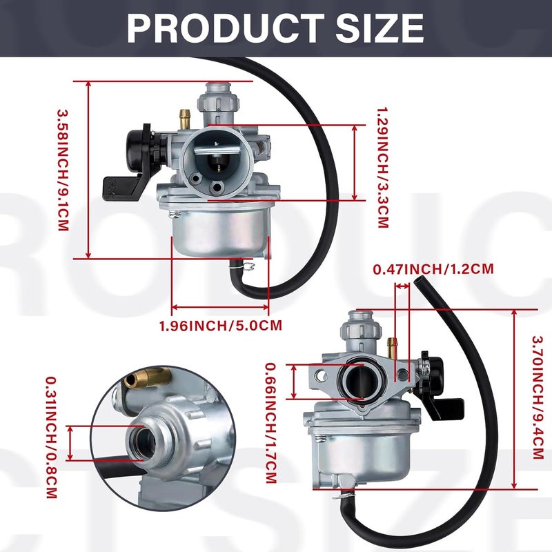 Onsnail CRF70 XR70 Carburetor for Honda CRF70F and XR70 Models - Image 3
