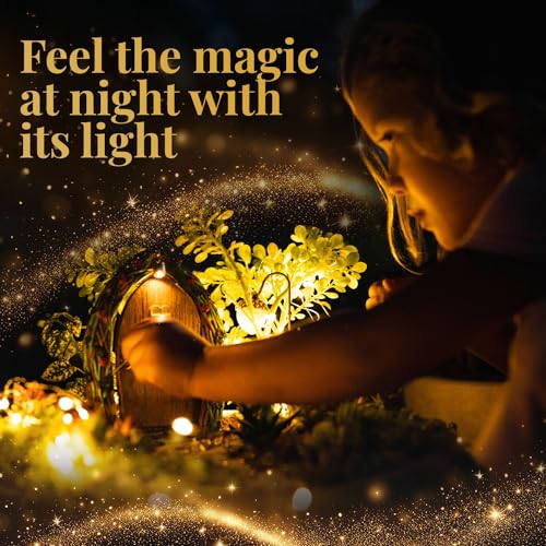 Tree Poetry Opening Fairy Door and Window with Light, Fairy Doors for Trees Outdoor, Fairy Door, Fairy House Kit, Fairy Garden Decor, Fairy Doors, Fairy Garden Decor, Fairy Garden Decorations, Garden Fairy - Image 3