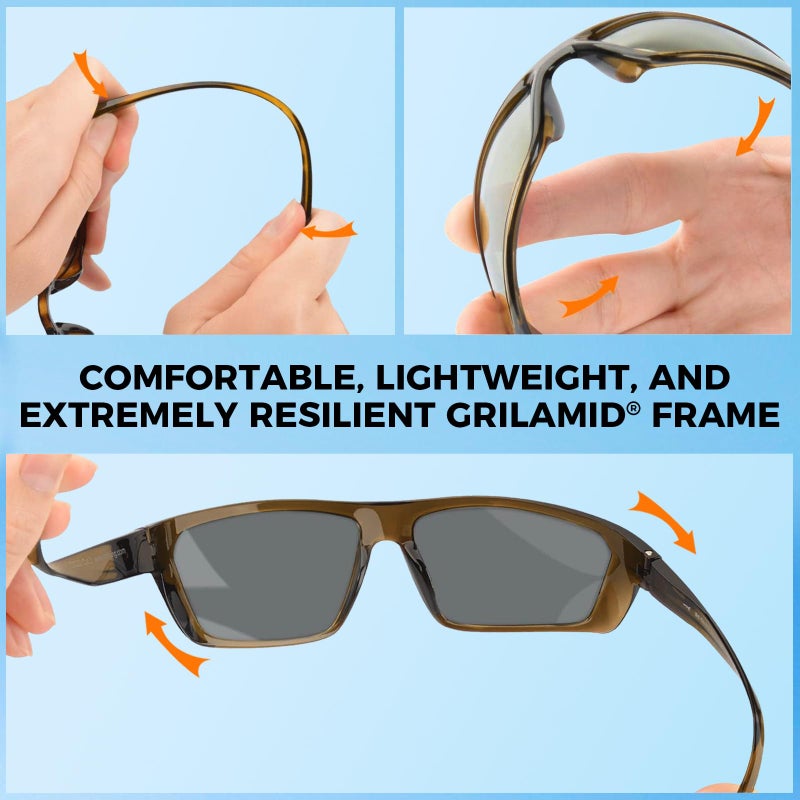 KastKing Huzzah Polarized Sport Sunglasses for Men and Women, Ideal for Driving Fishing Cycling and Running,UV Protection - Image 5