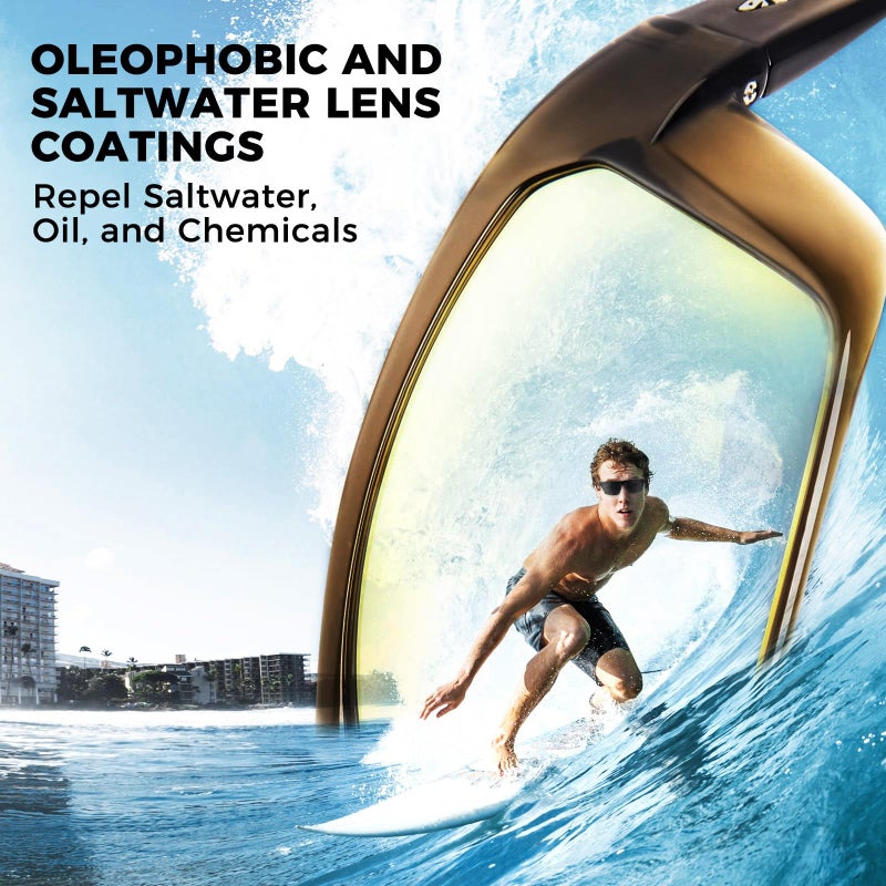 KastKing Huzzah Polarized Sport Sunglasses for Men and Women, Ideal for Driving Fishing Cycling and Running,UV Protection - Image 2
