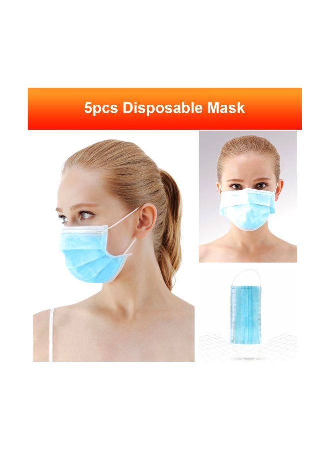 NIBEMINENT 5-Piece Disposable Safety Mask With Elastic Earloop - Image 4