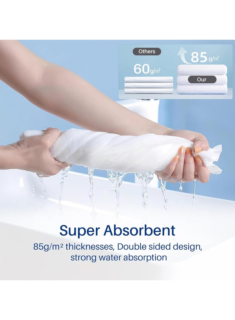 4 Pack Disposable Bath Towels Portable Soft Towel Set for Hotel,Bathroom,Spa,Trip,Camping Highly Absorbent 55x27.5 Inch - Image 4
