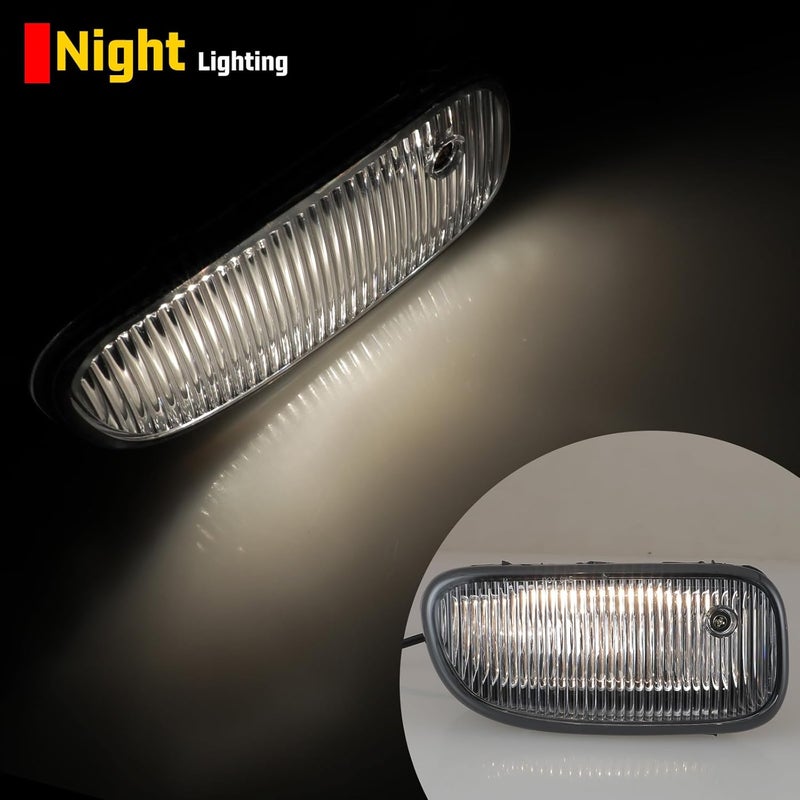AUTOFREE Fog Lights for 1999-2003 JEEP Grand Cherokee with H12 12V53W Bulbs - Clear Lens - Image 4