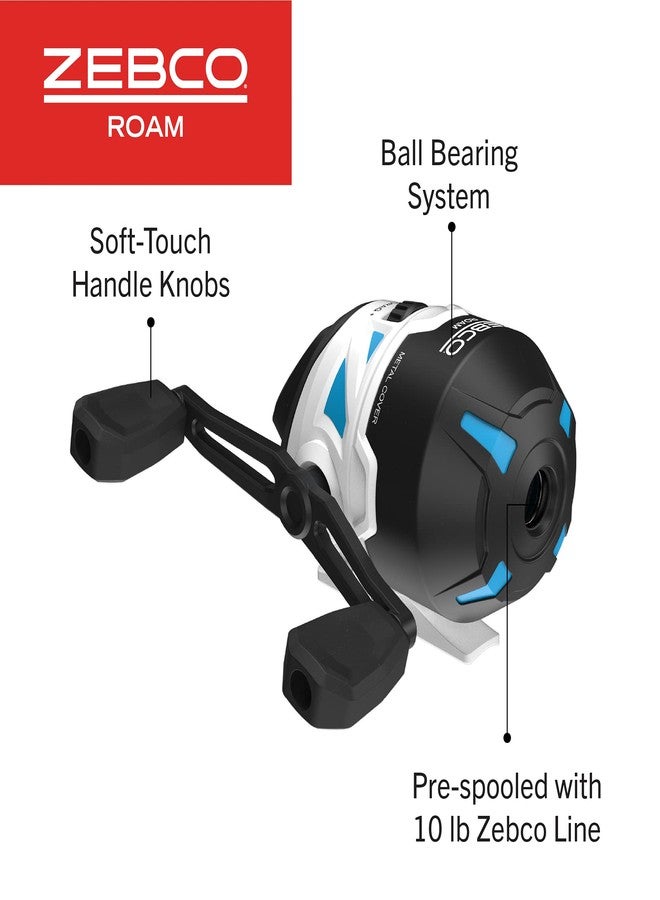 Zebco ROAM Blue SPINCAST Reel 10# - Image 3