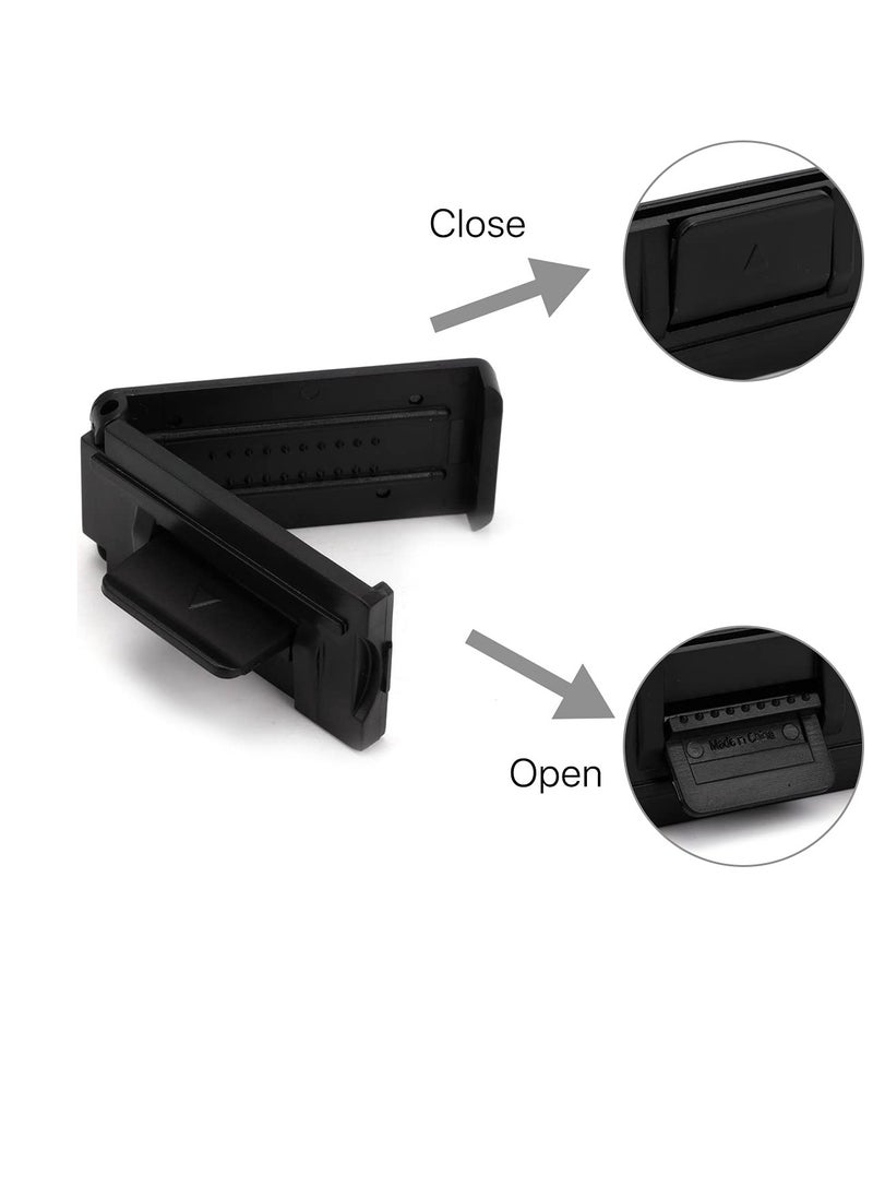 SYOSI Car Seat Belt Adjuster, Seatbelt Clips, Auto Car Seat Belt Stopper Clamp, Smart Adjust Seat Belts to Relax Shoulder Neck Tension While Driving (Silver)  - Image 5