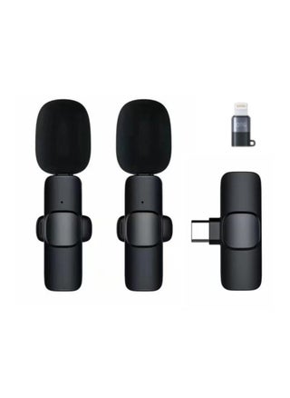 2 pieces mini microphone multifunction, mini wireless microphone for video, wireless microphone for iPhone Android, clip-on microphone, Bluetooth mobile phone microphone, wireless clip-on microphone for YouTube Vlog - pzsku/Z06F5CD99E5014DCED82DZ/45/_/1736674344/d39cd313-531c-415f-bf05-4a4403e74029