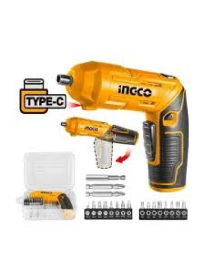INGCO 4V Electric Screwdriver Drill - Image 1
