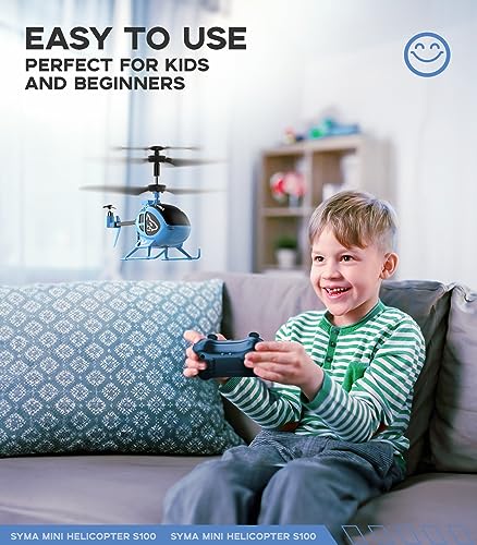 SYMA Remote Control Helicopter, Mini RC Helicopter for Kids with Altitude Hold, One-Key Take Off/Land, Toy for Boys Girls Beginners Indoor Flying Fun - Image 4