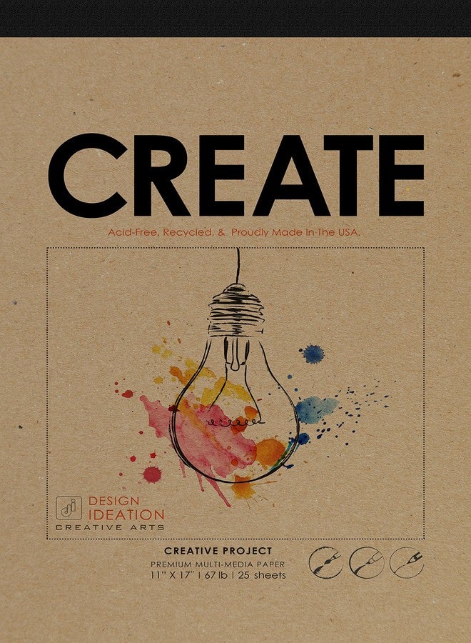 Design Ideation Create PAD. Removable Sheet. Premium Paper. Smart-Bind Reinforced Lay Flat Binding. (11" x 17") PAD-2550-TS - Image 1