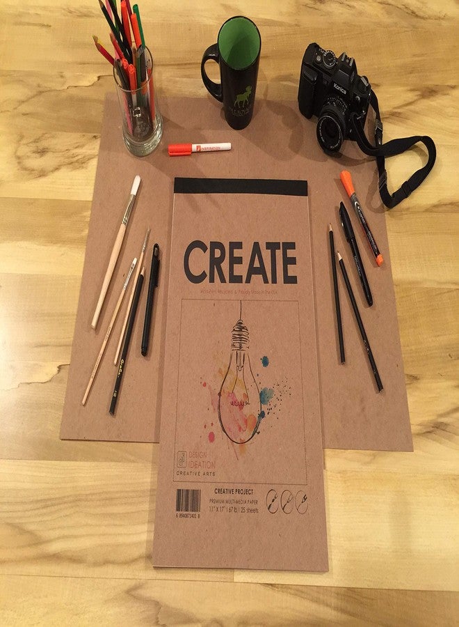 Design Ideation Create PAD. Removable Sheet. Premium Paper. Smart-Bind Reinforced Lay Flat Binding. (11" x 17") PAD-2550-TS - Image 2