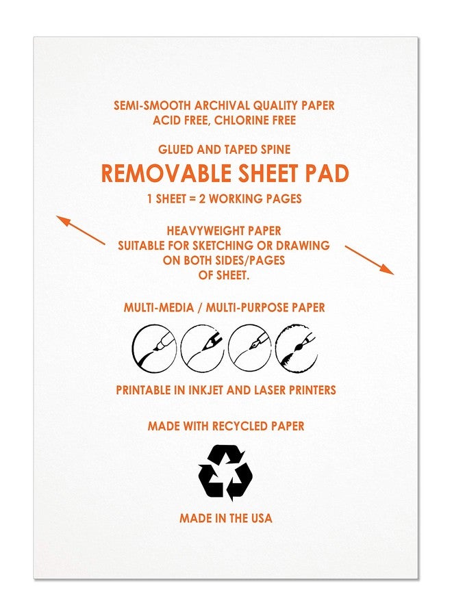 Design Ideation Create PAD. Removable Sheet. Premium Paper. Smart-Bind Reinforced Lay Flat Binding. (11" x 17") PAD-2550-TS - Image 3