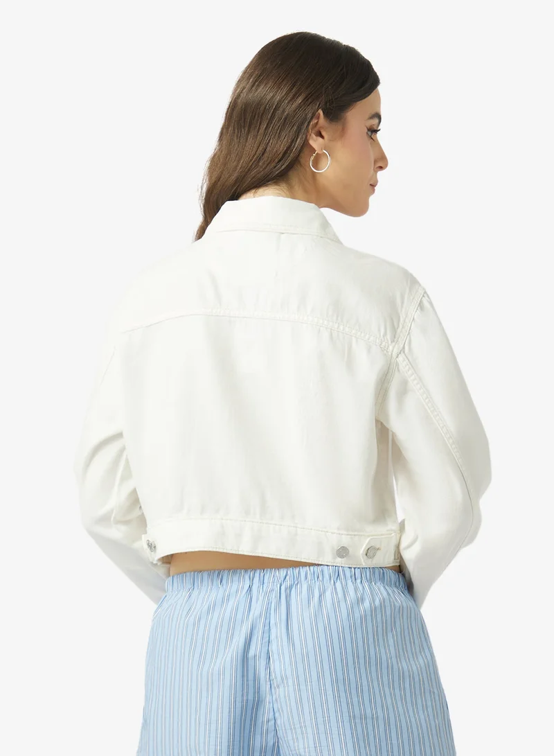 Guess  Pocket Detailed Zip Through Jacket for Women | Best Price UAE
