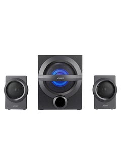 F&D F&D A140X 74 W 2.1 Channel Bluetooth Multimedia Speakers with Subwoofer Satellite Speaker USB\ AUX\ Remote Control \ Digital FM (Black)  - Image 3