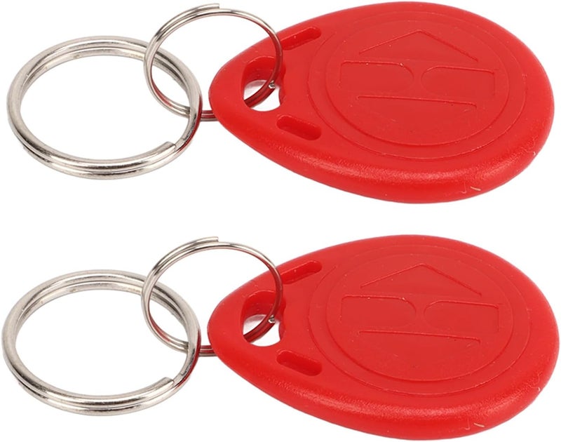 aqxreight 100PCS Fob 125KHz Sensitive Induction Proximity ID Card to Tag for Door Entry A Control System Red Able Use Experience Fob Key Proximity Key Card FobsContactl (Red) - Image 4