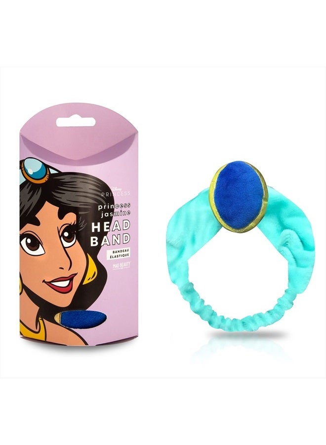 Mad Beauty Disney Princess Jasmine Headband, Keeps Hair Tucked Away, Comfort, Soft Headband, Use While Doing Make-Up, Applying Creams, Face Masks