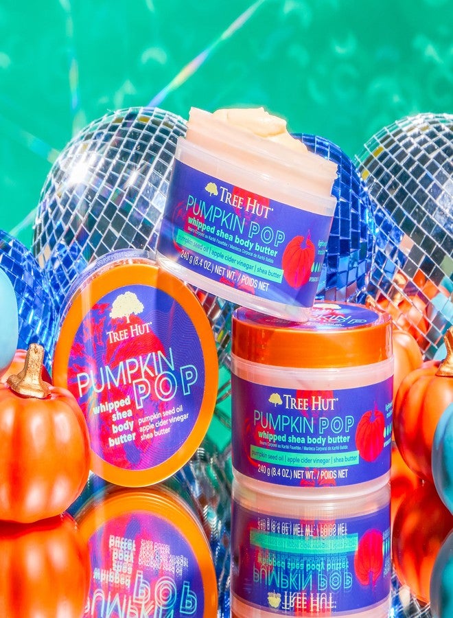 Tree Hut Pumpkin Pop Whipped Shea Body Butter | Long-lasting Hydration Leaves Skin Feeling Soft & Moisturized | Limited Edition Fall | Nourishing Essential Body Care | 8.4 fl oz. - Image 2