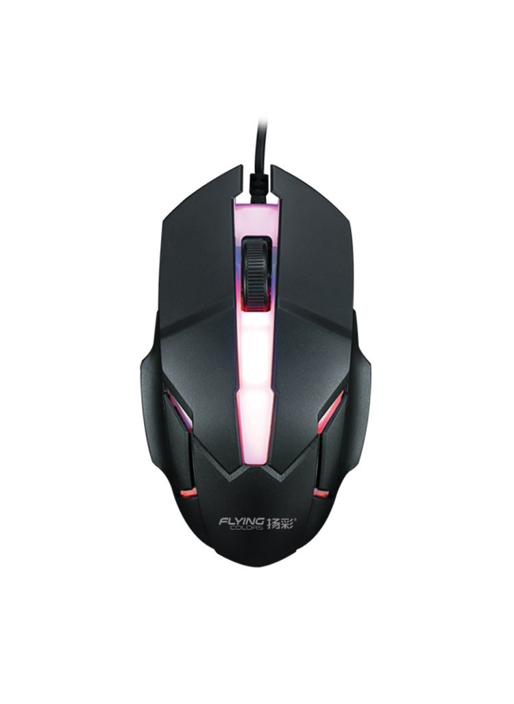 Generic - Doctor Dynon 8310 Wired Gaming Keyboard Mouse Set Floating Glowing USB Mechanical Sensing Computer Keyboard Mouse Combo M205 mouse - Image 1