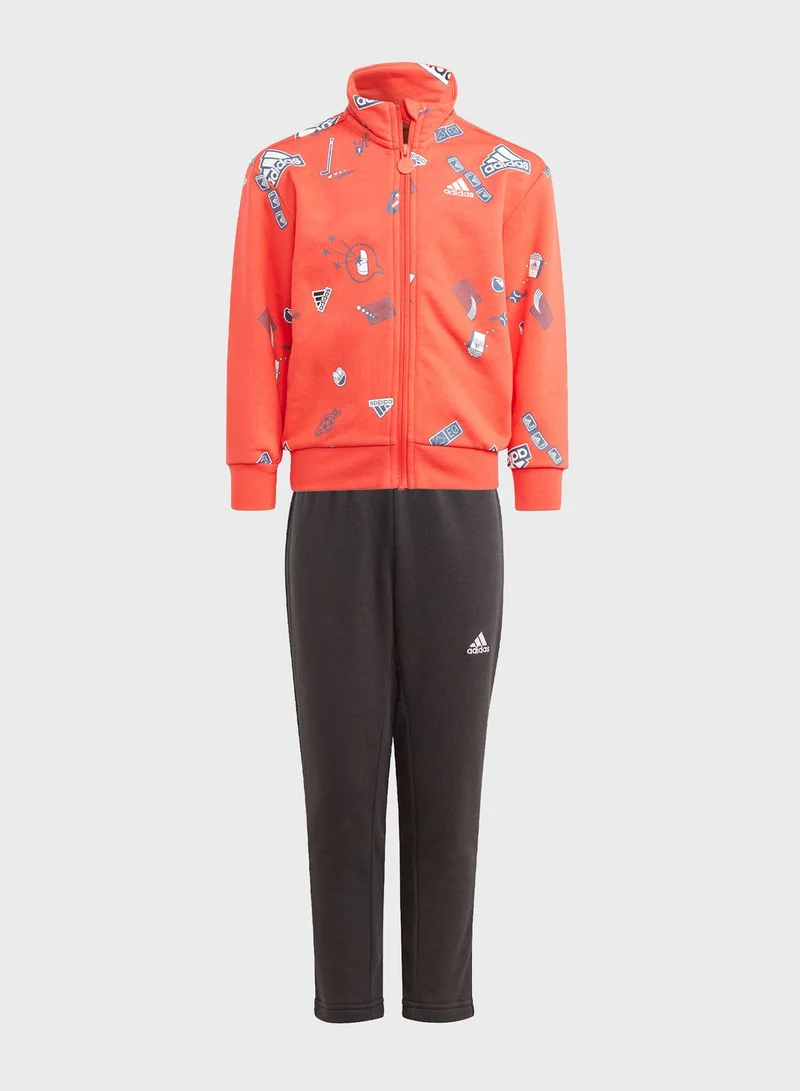 Adidas Kids Brand Luv Tracksuit