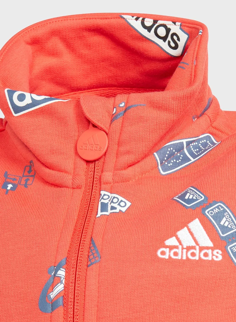 Adidas Kids Brand Luv Tracksuit
