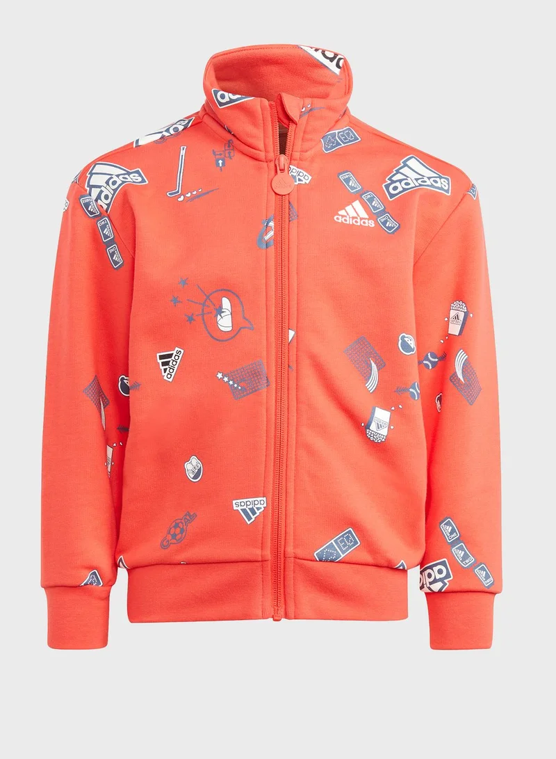 Adidas Kids Brand Luv Tracksuit