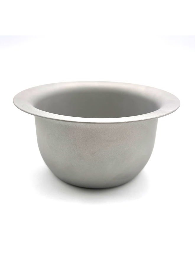 Vikings Blade Luxury Shaving Soap Bowl, Sandblasted Steel for Fast, Thick Lather, Unbreakable, Tactile Texture, Great for Most Pucks & Soaps (GRAND Chairman, 3.55” Diameter) - Image 4