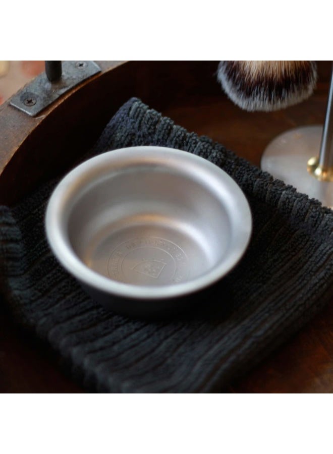 Vikings Blade Luxury Shaving Soap Bowl, Sandblasted Steel for Fast, Thick Lather, Unbreakable, Tactile Texture, Great for Most Pucks & Soaps (GRAND Chairman, 3.55” Diameter) - Image 3