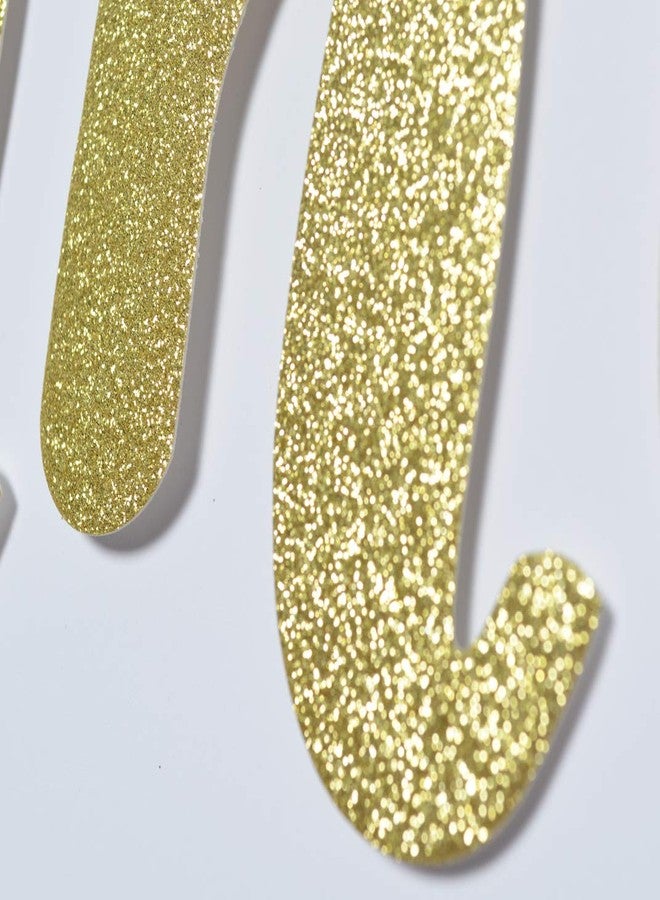 FOZEE Bon Anniversaire Banner for Happy Birthday Party Decorations French Theme Sign Photo Backdrop (Gold Glitter) - Image 4