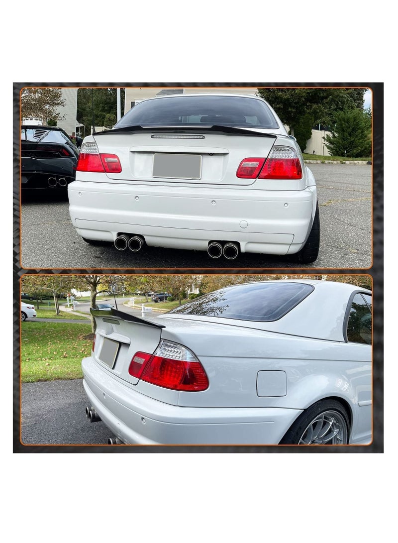Generic Original Carbon Fiber Mpower Style Trunk Spoiler Fit For Bmw  1997-2006  E46 Coupe 2 Door  - Image 3