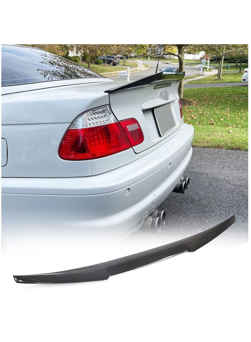 Generic Original Carbon Fiber Mpower Style Trunk Spoiler Fit For Bmw  1997-2006  E46 Coupe 2 Door  - Image 2