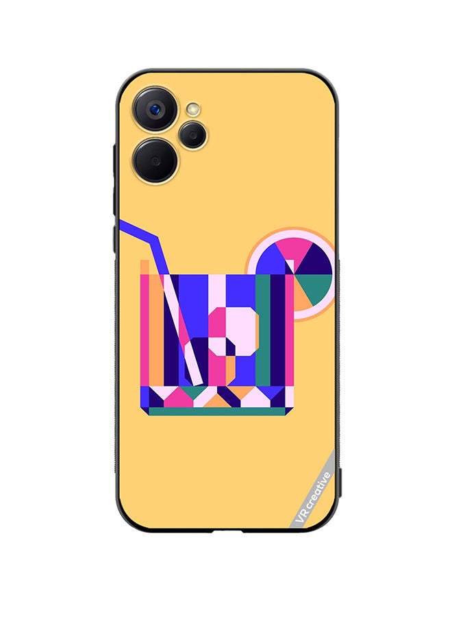 VR CREATIVE Protective Case Cover For Realme 9i 5G Juice Cup Design Multicolour - Image 1