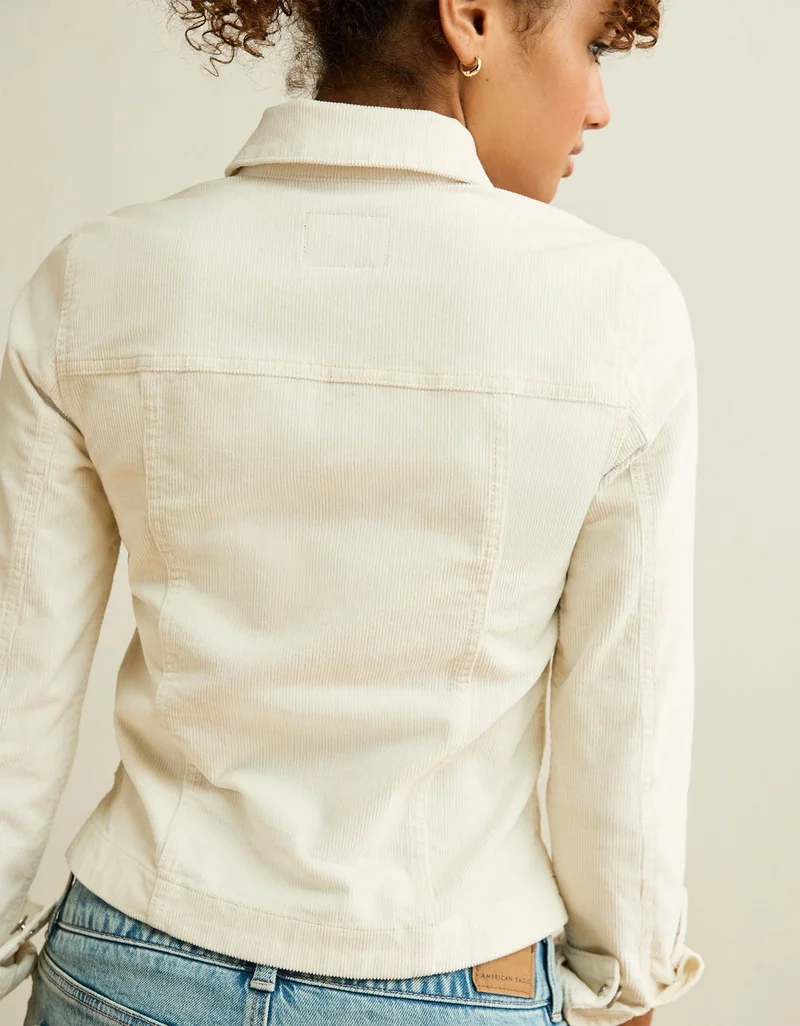 American Eagle  AE Shrunken Denim Jacket for Women | Best Price UAE