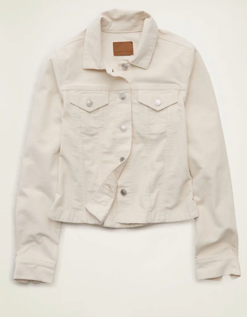 American Eagle  AE Shrunken Denim Jacket for Women | Best Price UAE