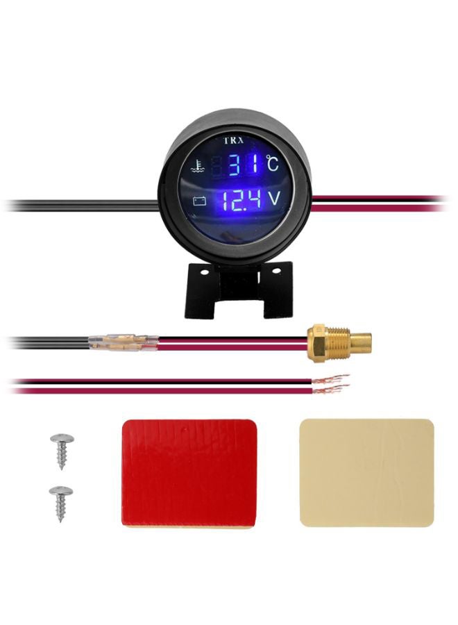 MUNTAQI Round LED Digital Water Temperature Gauge - Image 1