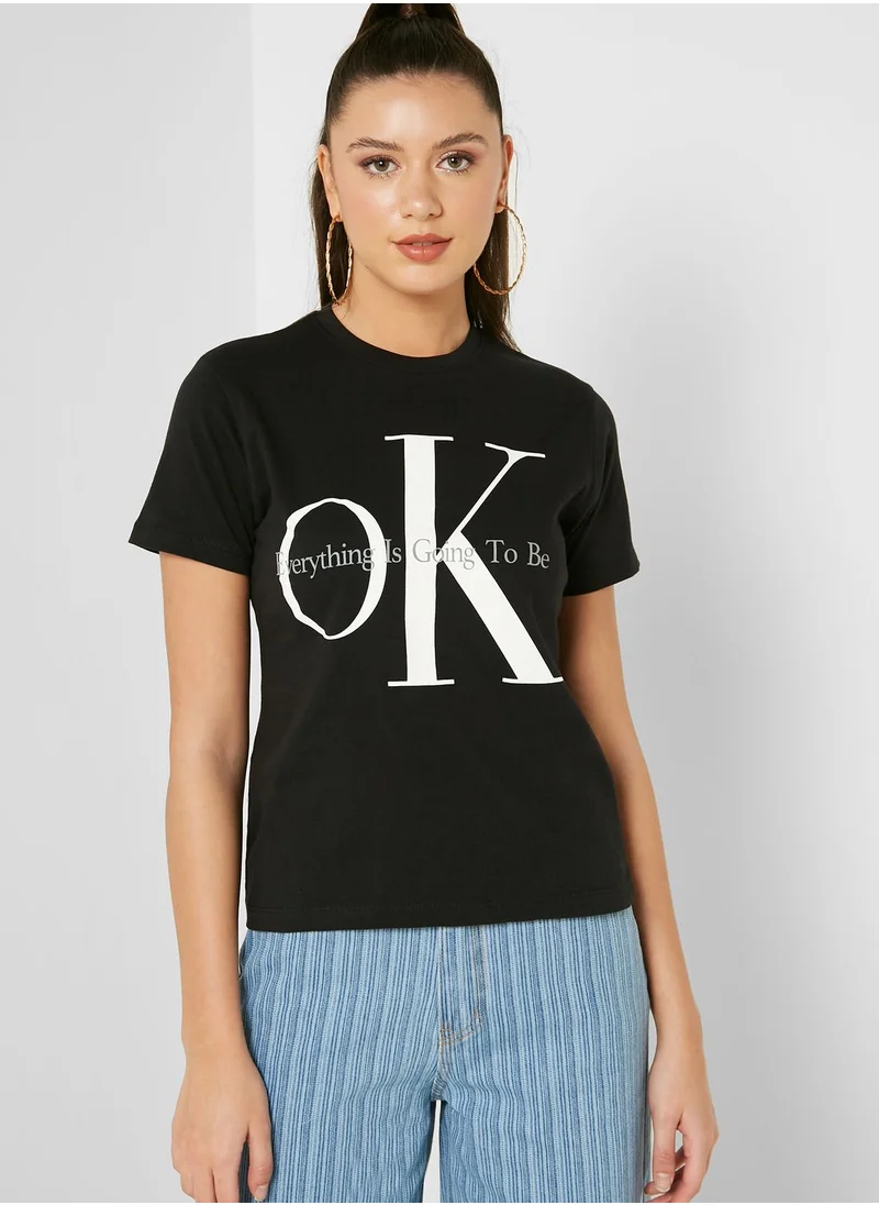 Ginger Slogan T-Shirt