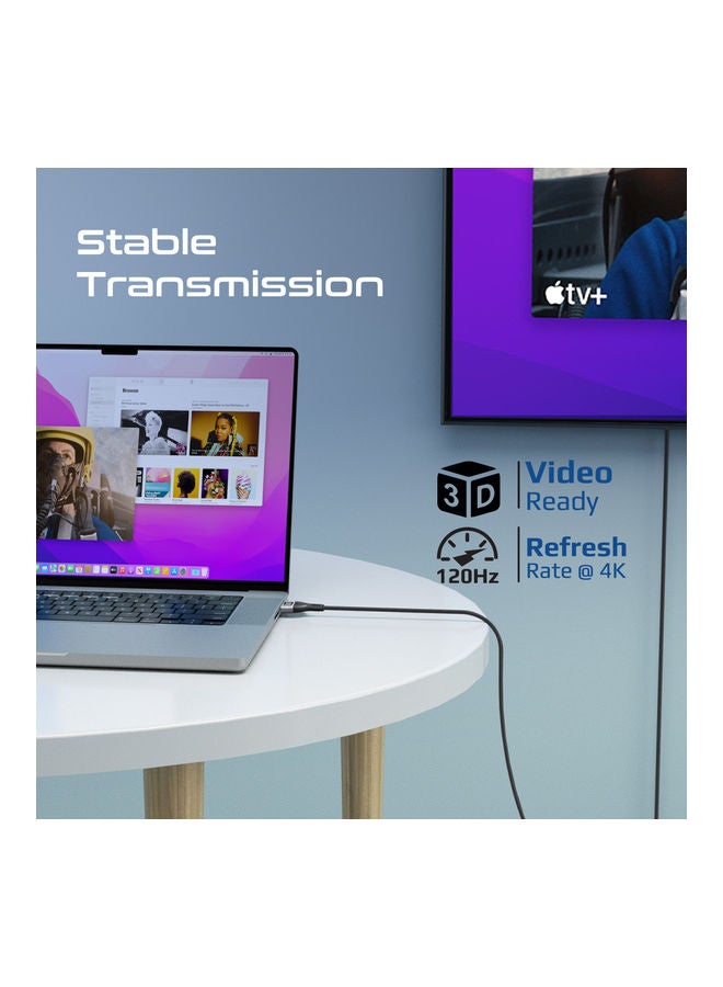 بروميت كابل HDMI 2.1، كابل HDMI نحيف 3 متر إلى HDMI مع عرض نطاق ترددي 48 جيجابت في الثانية، دقة 8K@60 هرتز، سلك UHD Dynamic HDR eARC لجهاز MacBook Pro، PS5، TV، Xbox، Roku، UHD TV، جهاز عرض Blu-ray، PrimeLink8K-300 - Image 3