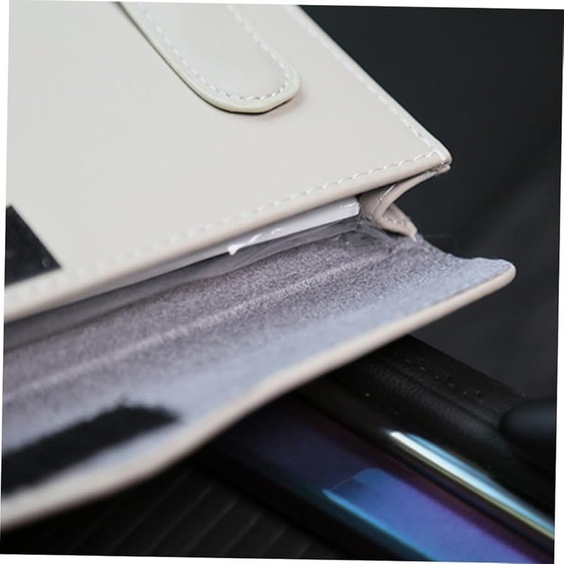 حامل علبة المناديل للسيارة، حاجب الشمس، صندوق تخزين المناديل، سهل التعليق والتركيب، إكسسوار داخلي أنيق - Image 4