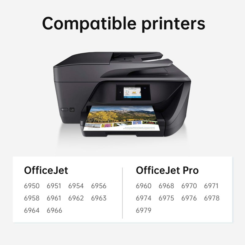 Jeostarky 902XL Ink Cartridge for HP Printer Replacement for HP 902XL Ink Cartridge Combo Pack Compatible for HP Officejet Pro 6978 6968 6970 6960 6971 6974 6975 6976 6979 6965 6977 Printer (4 Pack) - Image 4
