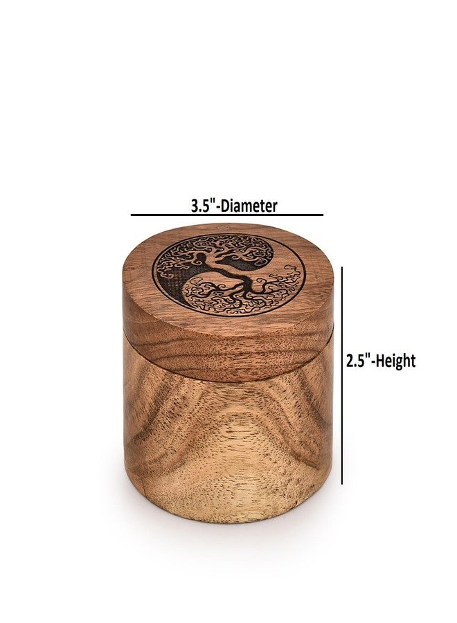 Mahasu Cat Urn Acacia Wood Decorative Urns Funeral Cremation Urn for Ashes for Cats (3.5" X 3.5" X 2.5") - Image 5