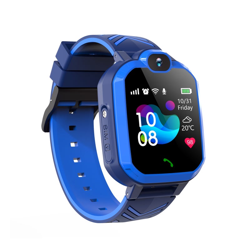 Kids Smart Phone Watch 2G Network Smart Watch for Kids LBS Location Child Tracker Watch Children's Smartwatch with Camera Alarm Clock SOS Voice Chat IP67 Waterproof Girls Boys Toys Gifts - Image 1