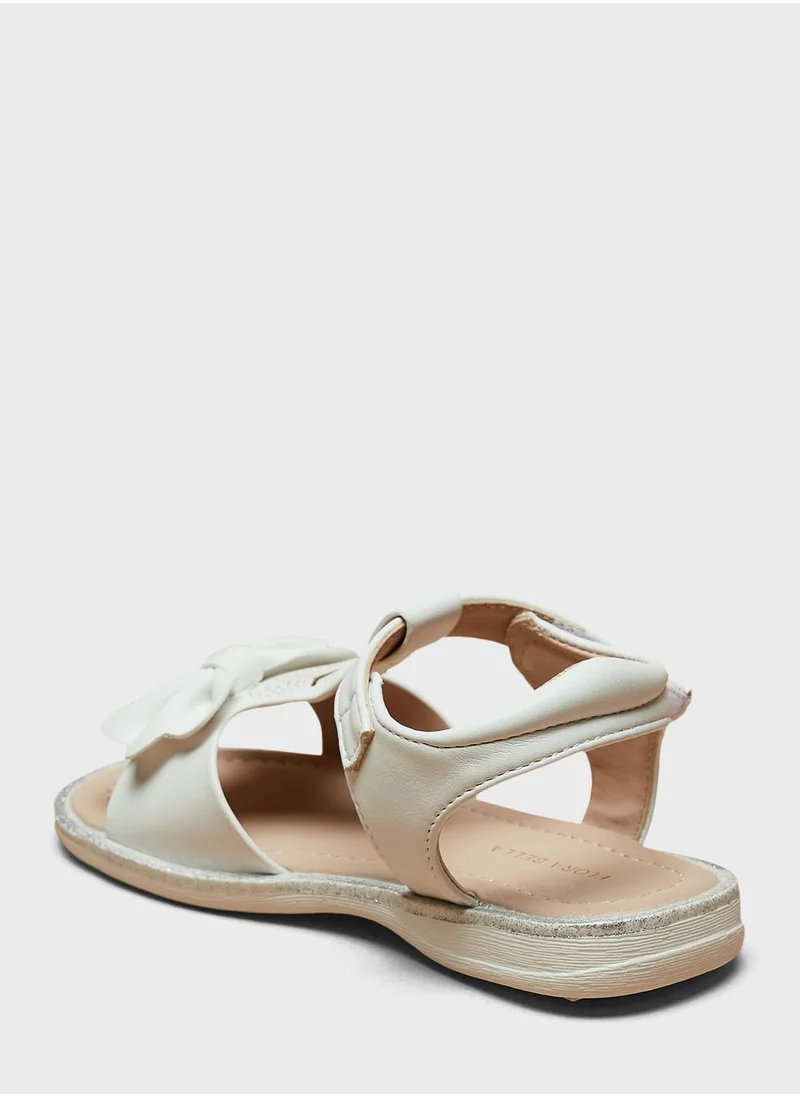 شو اكسبرس Kids Bow Tie Velcro Sandals