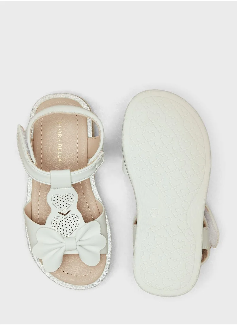 شو اكسبرس Kids Bow Tie Velcro Sandals