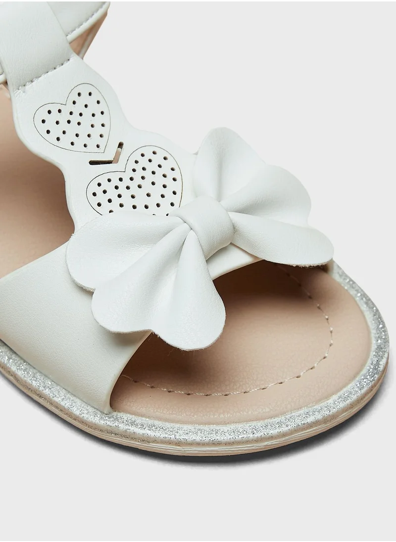 شو اكسبرس Kids Bow Tie Velcro Sandals