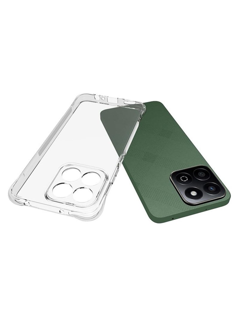 Aookay [1+2] for Honor X9C Case with Screen Protector (2 Pack) Slim Shock Absorption TPU Soft Edge Bumper with Reinforced Corners Transparent Protective Cover (Clear) - Image 2