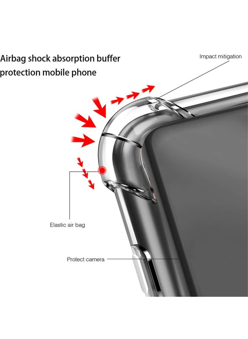 Aookay [1+2] for Honor X9C Case with Screen Protector (2 Pack) Slim Shock Absorption TPU Soft Edge Bumper with Reinforced Corners Transparent Protective Cover (Clear) - Image 3